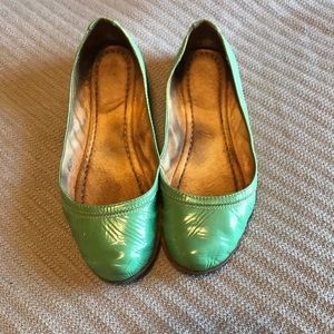 Frye blue/green shoes. Size 8.